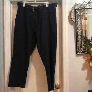 Duke belted Chinos pants 38 X 27 with belt
